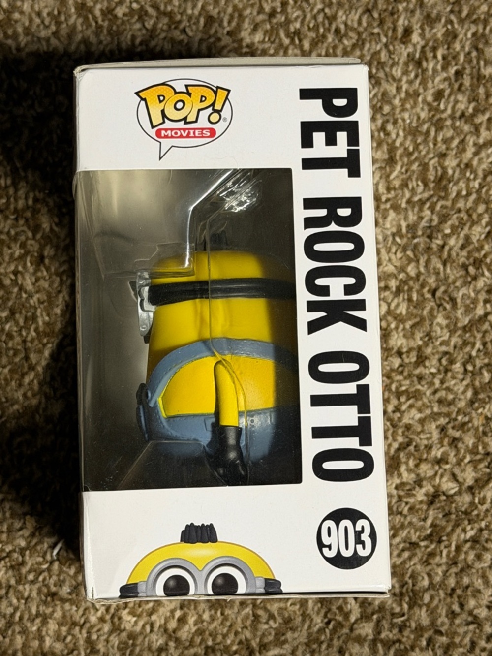 Funko Pop! Minions Pet Rock Otto Vinyl Figure - Yellow & Blue - Picture 5 of 9